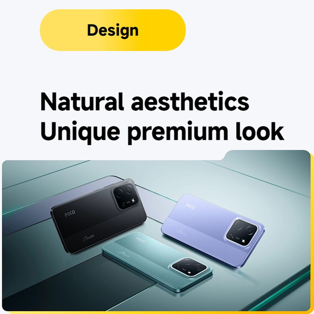 Smartphone Poco C85 256 GB 8 GB RAM – Tela 6,74″ HD+, Processador Helio G85, Câmera Dupla 50 MP IA, Bateria 5000 mAh, Android 14 - Imagem 6