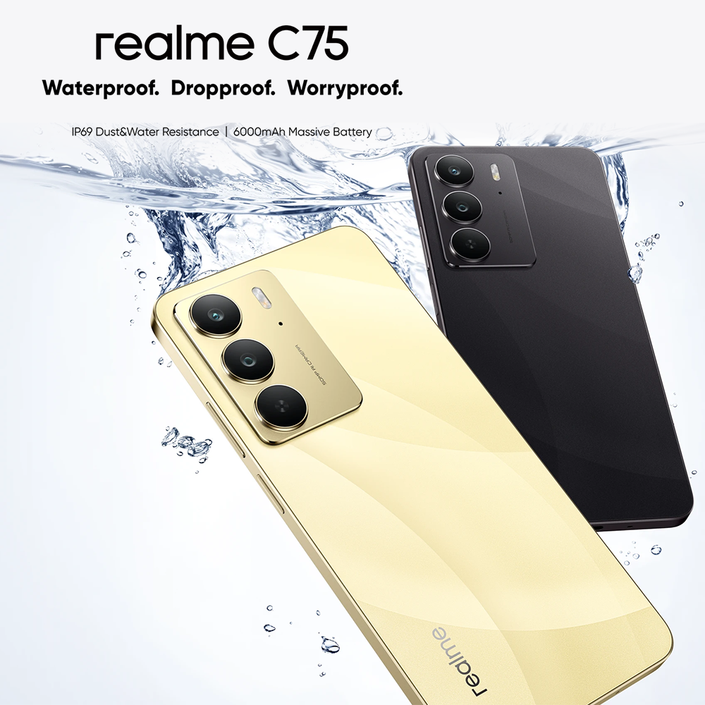 Realme C75 256GB 8GB RAM – Tela 6,72″ FHD+, Android 14, Bateria 5000 mAh, Câmera 108 MP - Imagem 2