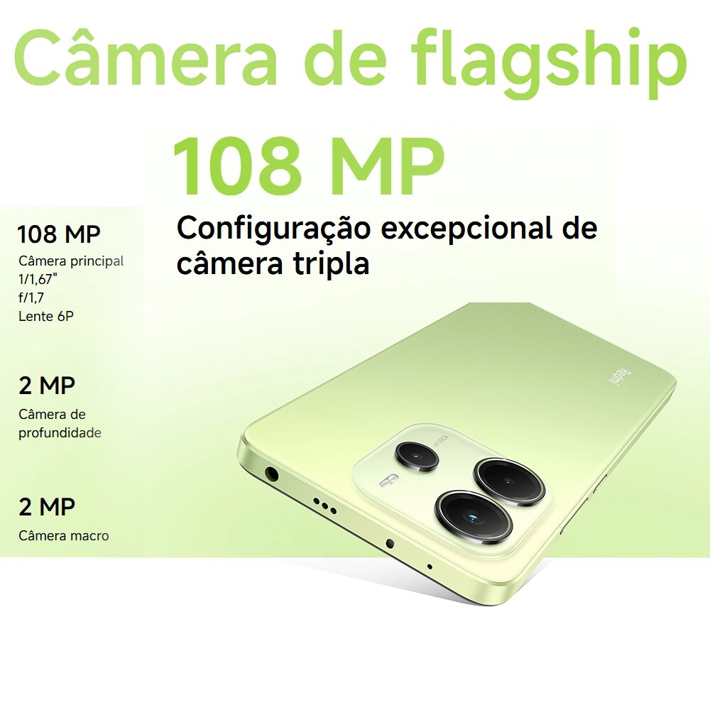 Smartphone Redmi Note 14 256 GB 8 GB RAM – Tela AMOLED 6,67″ 120 Hz, Snapdragon 685, Android 14, Bateria 5000 mAh - Imagem 3