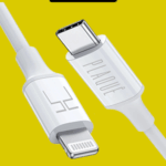 Cabo Plaquê PQ200 – Tipo C para Lightning, Turbo 3.0, 1 Metro