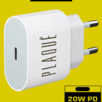 Carregador Turbo PLAQUÊ PQ300 – Tipo C, 20W, Indicado para iPhone