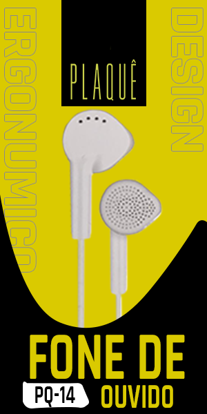 Fone de Ouvido Ergonômico Plaquê PQ14 - Conforto e Som de Qualidade
