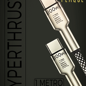 Cabo Plaquê Hyperthrust Titanium Tipo-C Tipo-C 100W (1m)