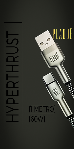 hyperthrust cabo usb-tipo c plaque 60w 1 metro hyperthrust cabo usb-tipo c plaque 60w 1 metro