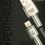 Cabo Plaquê Hyperthrust Hyperstream USB para Lightning 27W (1m)