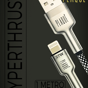 Cabo Plaquê Hyperthrust Hyperstream USB para Lightning 27W (1m)