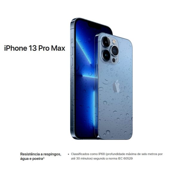 iPhone 13 Pro Max 256 GB – Semi novo Vitrine (Saúde da bateria 85