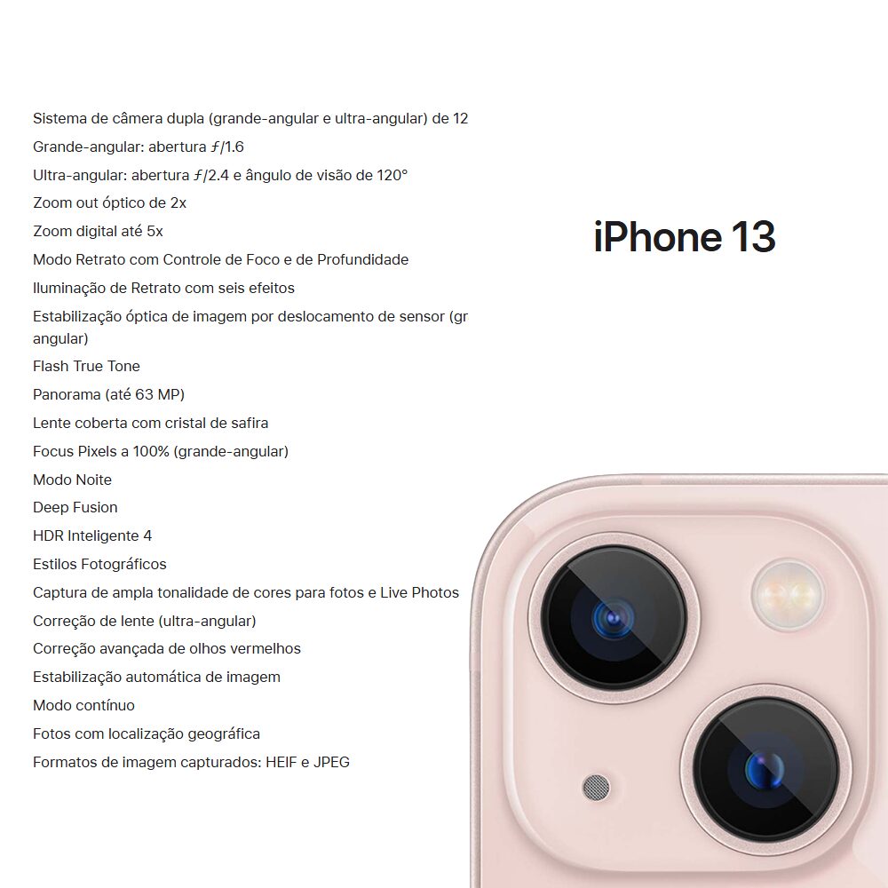 iPhone 13 128 GB - Semi novo Vitrine (Saúde da bateria 85%-100%) - Imagem 7