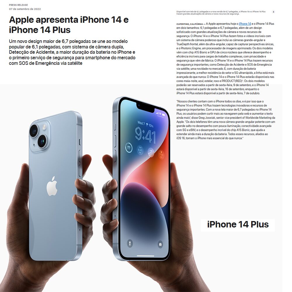 iPhone 14 256 GB - Semi novo Vitrine (Saúde da bateria 85%-100%) - Imagem 3