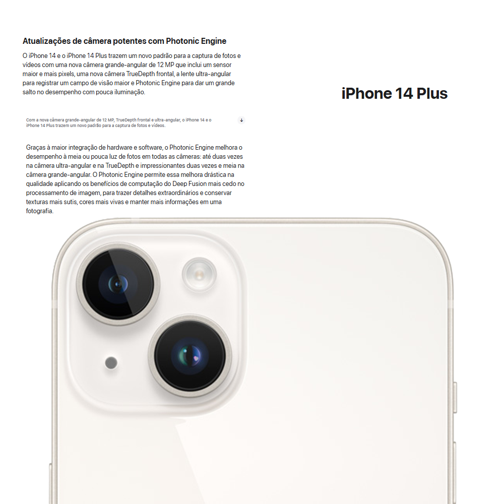 iPhone 14 256 GB - Semi novo Vitrine (Saúde da bateria 85%-100%) - Imagem 5