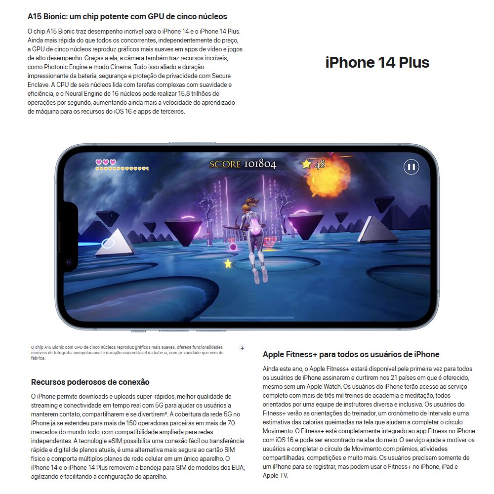 iPhone 14 256 GB - Semi novo Vitrine (Saúde da bateria 85%-100%) - Imagem 7