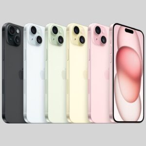 iPhone 15 128 GB ‒ seminovo vitrine (saúde da bateria 85%-100%)