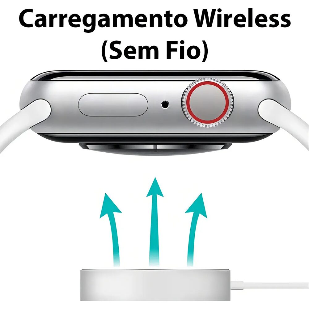 Smartwatch Bazik Prime W34+ – Tela Full Touch, Monitor Cardíaco, Android/iOS - Imagem 7