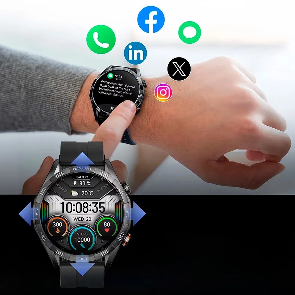 Relógio Smartwatch Xiaomi Haylou Solar 5 LS20 – Android / iOS – HF004 - Image 6