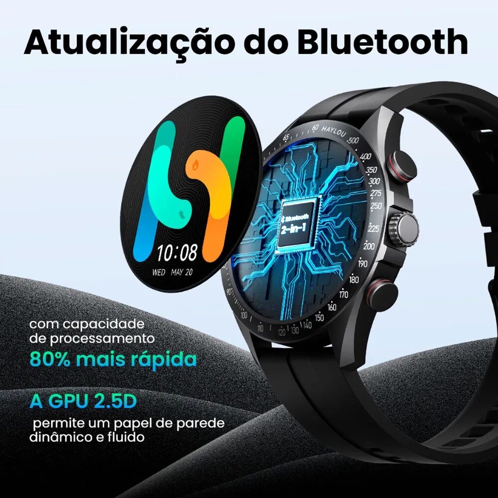 Relógio Smartwatch Xiaomi Haylou Solar Pro LS18 – IP68 – Android / iOS - Image 7