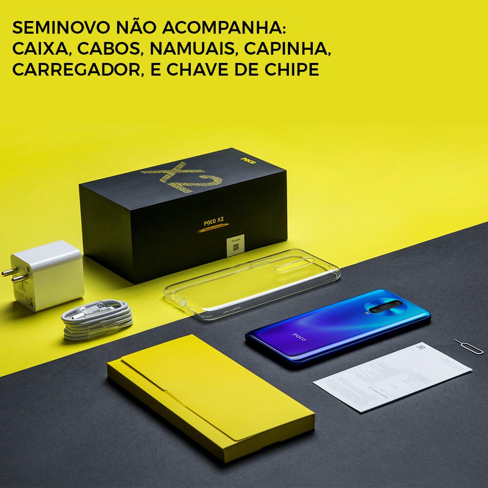 Smartphone POCO X2 Azul Recondicionado - Imagem 7