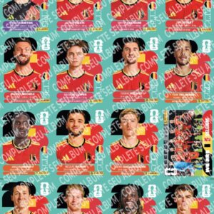 BELGIUM - Guia Digital PDF – Seleções Copa do Mundo 2026 (Álbum de Figurinhas | Versão Organizada PARA IMPRESSÃO)