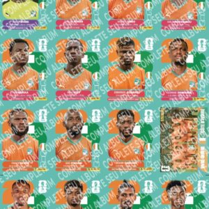 CÔTE D'IVOIRE  - Guia Digital PDF – Seleções Copa do Mundo 2026 (Álbum de Figurinhas | Versão Organizada PARA IMPRESSÃO)
