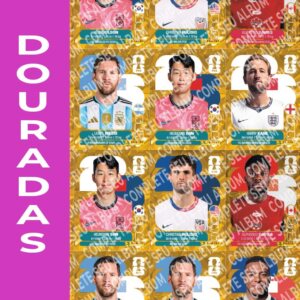 DOURADAS   - Guia Digital PDF – Seleções Copa do Mundo 2026 (Álbum de Figurinhas | Versão Organizada PARA IMPRESSÃO)