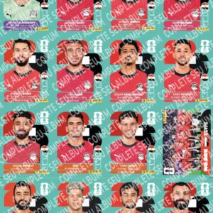 EGYPT - Guia Digital PDF – Seleções Copa do Mundo 2026 (Álbum de Figurinhas | Versão Organizada PARA IMPRESSÃO)