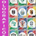 ESCUDOS HOLOGRAFICOS TODAS AS SELEÇÕES - Guia Digital PDF – Seleções Copa do Mundo 2026 (Álbum de Figurinhas | Versão Organizada PARA IMPRESSÃO)