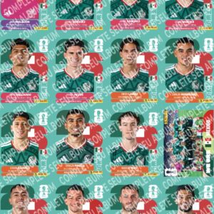 MEXICO - Guia Digital PDF – Seleções Copa do Mundo 2026 (Álbum de Figurinhas | Versão Organizada PARA IMPRESSÃO)