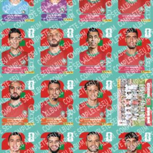 MOROCCO - Guia Digital PDF – Seleções Copa do Mundo 2026 (Álbum de Figurinhas | Versão Organizada PARA IMPRESSÃO)