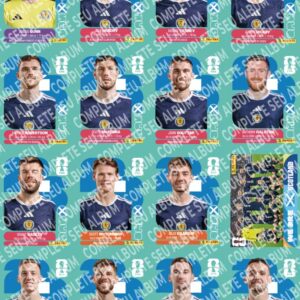 SCOTLAND - Guia Digital PDF – Seleções Copa do Mundo 2026 (Álbum de Figurinhas | Versão Organizada PARA IMPRESSÃO)