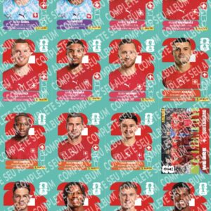SWITZERLAND - Guia Digital PDF – Seleções Copa do Mundo 2026 (Álbum de Figurinhas | Versão Organizada PARA IMPRESSÃO)