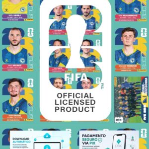 BOSNIA-HERZEGOVINA - Guia Digital PDF – Seleções Copa do Mundo 2026 (Álbum de Figurinhas | Versão Organizada PARA IMPRESSÃO)