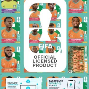 CÔTE D'IVOIRE  - Guia Digital PDF – Seleções Copa do Mundo 2026 (Álbum de Figurinhas | Versão Organizada PARA IMPRESSÃO)