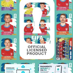 CZECHIA - Guia Digital PDF – Seleções Copa do Mundo 2026 (Álbum de Figurinhas | Versão Organizada PARA IMPRESSÃO)