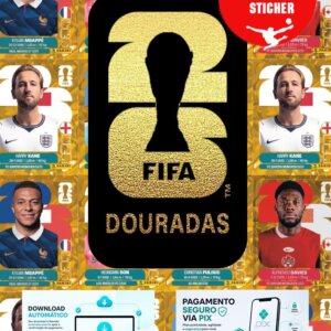 DOURADAS   - Guia Digital PDF – Seleções Copa do Mundo 2026 (Álbum de Figurinhas | Versão Organizada PARA IMPRESSÃO)