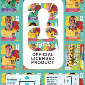 ECUADOR   - Guia Digital PDF – Seleções Copa do Mundo 2026 (Álbum de Figurinhas | Versão Organizada PARA IMPRESSÃO)