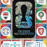 Escudos Holográficos Copa 2026 para Imprimir