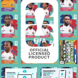 HAITI - Guia Digital PDF – Seleções Copa do Mundo 2026 (Álbum de Figurinhas | Versão Organizada PARA IMPRESSÃO)