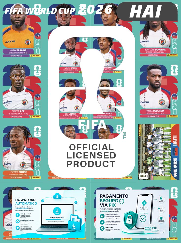 Figurinhas Copa 2026 para Imprimir Haiti