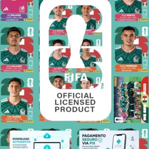 MEXICO - Guia Digital PDF – Seleções Copa do Mundo 2026 (Álbum de Figurinhas | Versão Organizada PARA IMPRESSÃO)