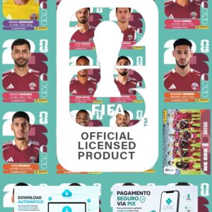 Figurinhas Copa 2026 para Imprimir Qatar