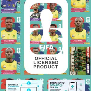 SOUTH AFRICA - Guia Digital PDF – Seleções Copa do Mundo 2026 (Álbum de Figurinhas | Versão Organizada PARA IMPRESSÃO)