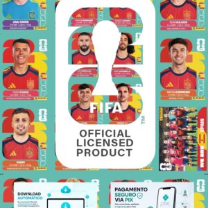 Figurinhas Copa 2026 para Imprimir Spain