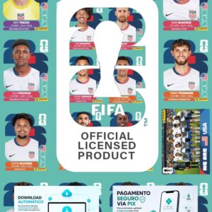 USA - Guia Digital PDF – Seleções Copa do Mundo 2026 (Álbum de Figurinhas | Versão Organizada PARA IMPRESSÃO)