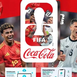 Figurinhas Copa 2026 para Imprimir Coca Cola