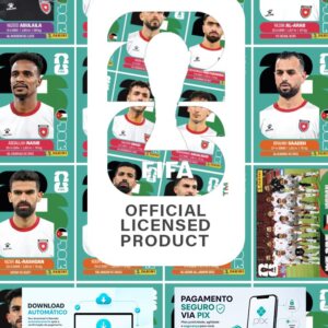 Figurinhas Copa 2026 para Imprimir Jordan