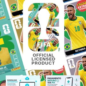 Neymar Jr Figurinhas Copa 2026 para Imprimir